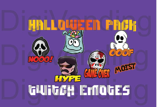 Halloween Twitch Emotes